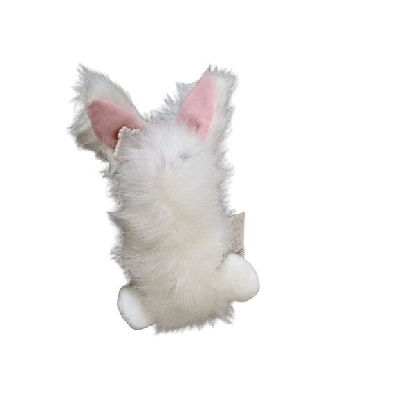 applause Fuzzies bunny Rabbit  Touch of Spring plush toy white pink 7.5  in - Picture 12 of 14